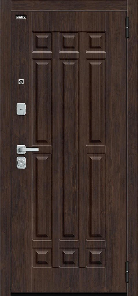 Входная дверь Форм/BChrome Almon/Bianco Melinga BR6171 внешняя сторона