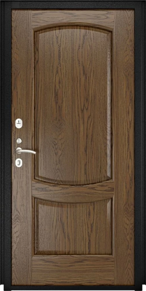 Входная дверь ДвериПРО Берген Лаура-2 (16мм, светлый мореный дуб) DPRO197028 внутренняя сторона