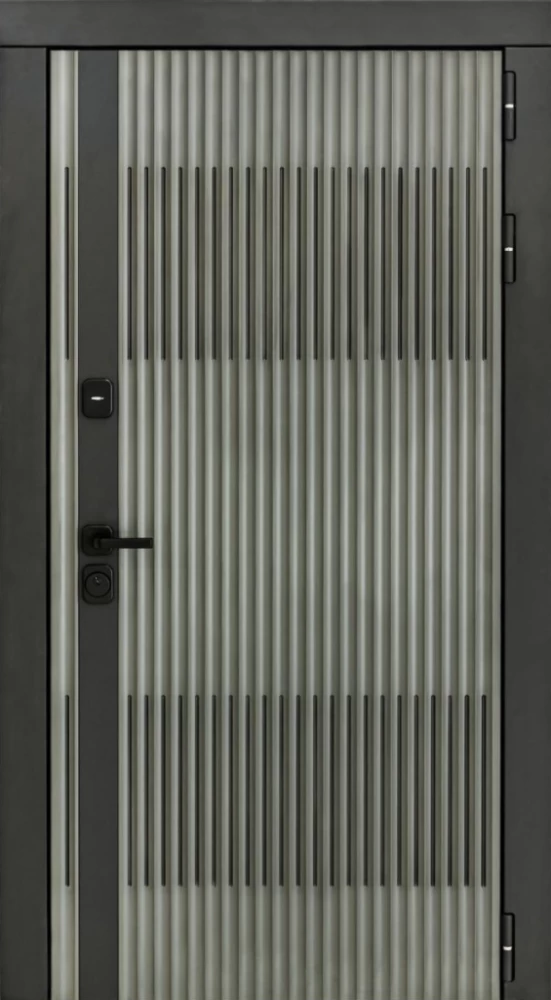 Входная дверь ДвериПРО Elfy Эмаль L-2 (16мм, белая эмаль) DPRO196981 внешняя сторона