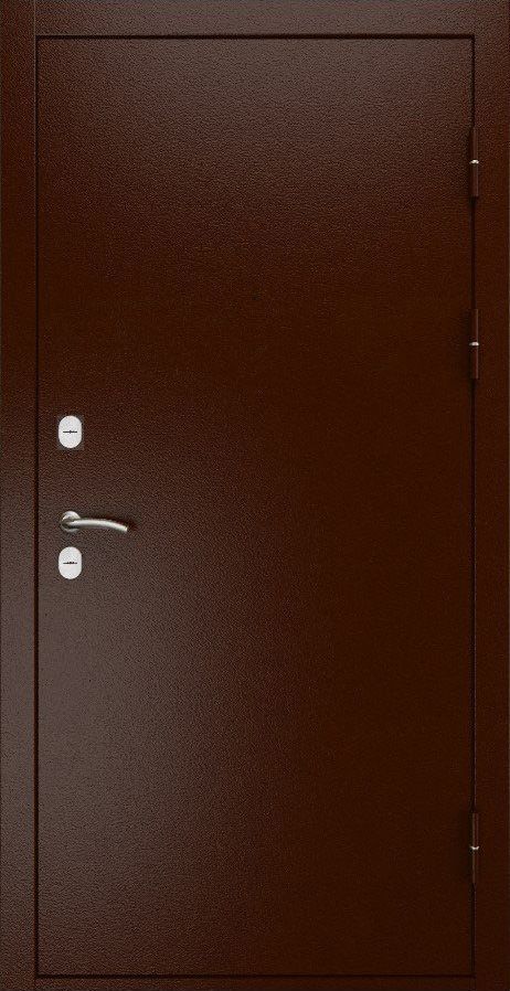 Входная дверь ДвериПРО L Термо СБ-1 (лак. белое, 16мм, беленый дуб) DPRO197043 внешняя сторона