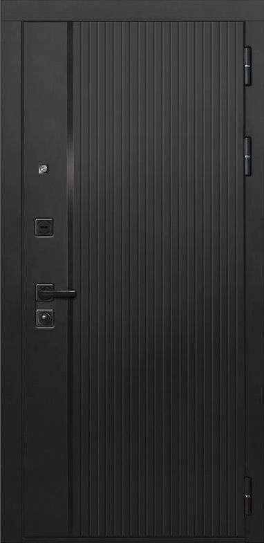 Входная дверь ДвериПРО L-45 фл-608 винорит white DPRO198116 внешняя сторона