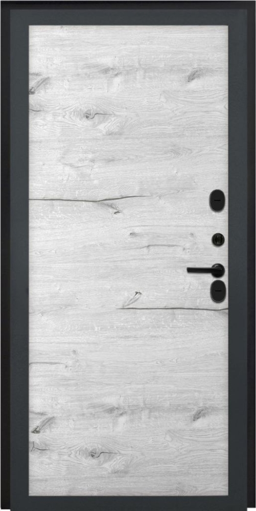 Входная дверь ДвериПРО L Термо Без фрезеровки Дуб арктик горизонт DPRO195663 внутренняя сторона