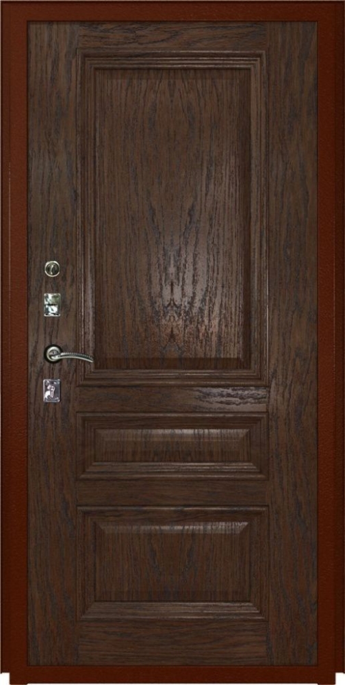 Входная дверь ДвериПРО Модель L-49 Фараон-2 (16мм, мореный дуб) DPRO196882 внутренняя сторона